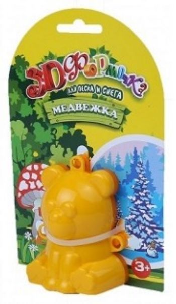 

ЗD-формочка для песка и снега "Медвежка", 2 шт.