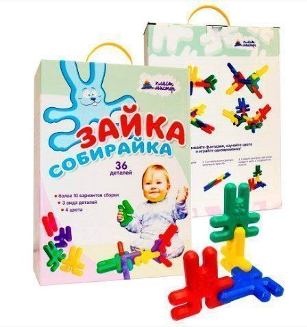 

Набор развивающий "Зайка-собирайка", 36 деталей