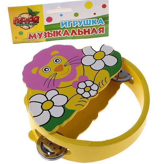 

Игрушка музыкальная "Бубен. Львёнок"