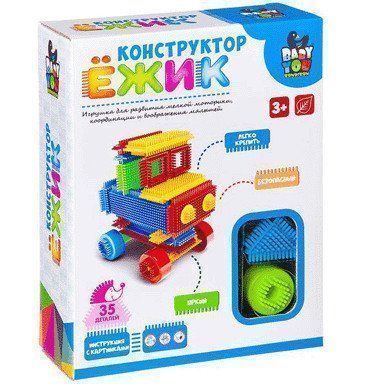 

Конструктор "Bondibon. Ежик", машина, 35 деталей