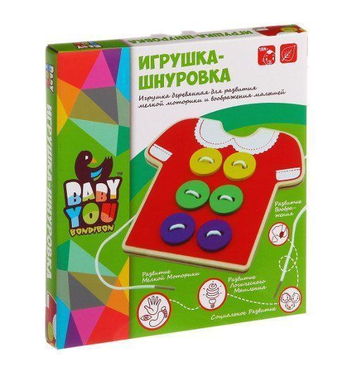 

Игрушка развивающая "Шнуровка"