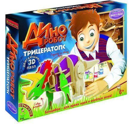 

Набор для творчества 3D-пазл Вondibon "Трицератопс"