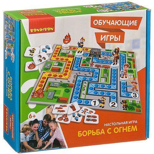 

Игра обучающая Bondibon "Борьба с огнем"