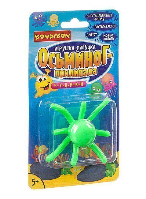 

Игрушка-липучка Bondibon "Осьминог-прилипала"