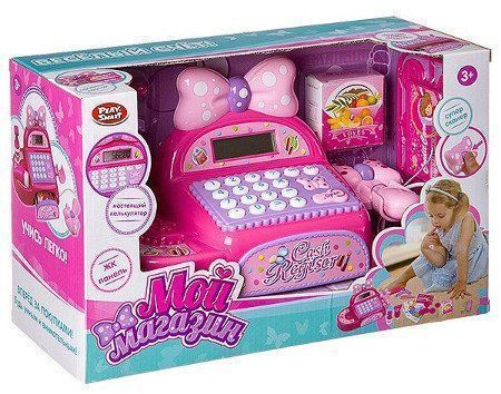

Игрушечный кассовый аппарат "Мой магазин", со светом и звуком