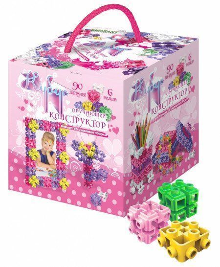 

Конструктор обучающий игровой "Кубус" №2, 90 деталей