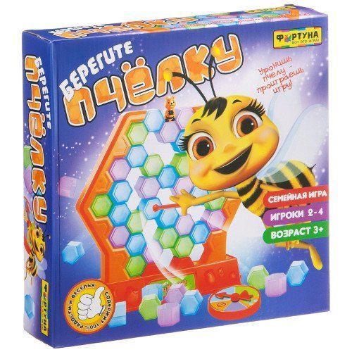 

Игра настольная семейная "Берегите пчелку"