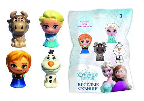 

Игрушка-антистресс "Сквиш Холодное сердце". Угадай, кто внутри, микс
