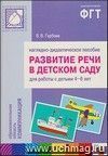 Развитие речи в детском саду. Наглядно-дидактическое пособие для работы с детьми 4-6 лет