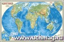 Настольное покрытие "Физическая карта мира" — интернет-магазин УчМаг