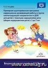 Примерная адаптированная программа коррекционно-развивающей работы в группе компенсирующей направленности ДОО для детей с тяжелыми нарушениями речи