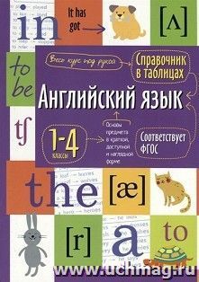 Справочник в таблицах. Английский язык для начальной школы — интернет-магазин УчМаг