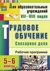 Трудовое обучение. Слесарное дело. 5-6 классы: рабочая программа