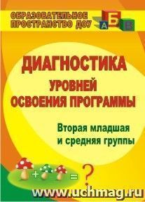 Диагностика уровней освоения программы: вторая младшая и средняя группы — интернет-магазин УчМаг