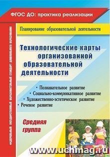 Технологические карты организованной образовательной деятельности. Средняя группа