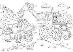 Книжка-раскраска "Самые нужные машины": для детей 5-8 лет — интернет-магазин УчМаг