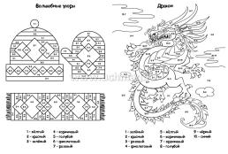 Раскраска по номерам. Математическая раскраска — интернет-магазин УчМаг