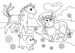 В гости к животным: суперраскраска для детей 3-5 лет — интернет-магазин УчМаг