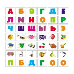 Азбука: учим буквы, называем звуки, составляем слова (с многоразовыми наклейками) — интернет-магазин УчМаг
