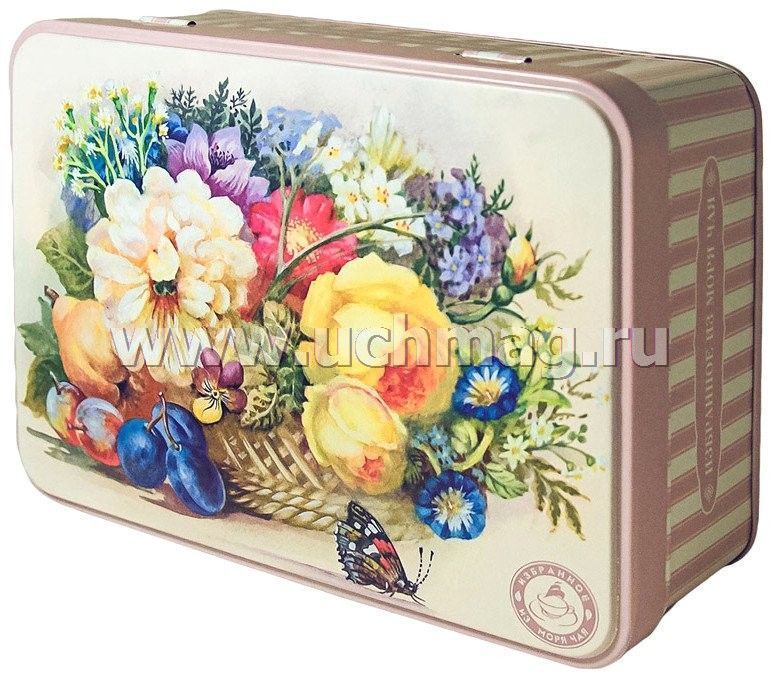 Чай избранное из моря чая шкатулка - пионы жб 50г (4791029015743)