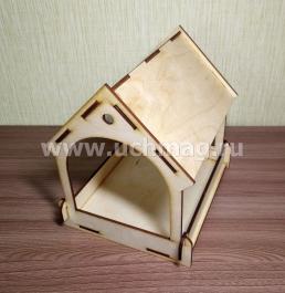 Сборная деревянная модель "Кормушка для птиц" — интернет-магазин УчМаг