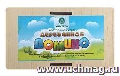 Настольная игра "Деревянное домино "Домашние животные" — интернет-магазин УчМаг