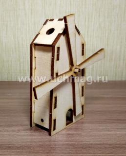 Сборная деревянная модель "Сказочная мельница" — интернет-магазин УчМаг