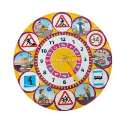 Настольная игра "Часы. Транспорт и дорожные знаки" — интернет-магазин УчМаг