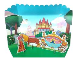 Настольная игра "Театр. День рождения принцессы": в папке с липучкой (7 вырубных картонных фигурок на подставке) — интернет-магазин УчМаг