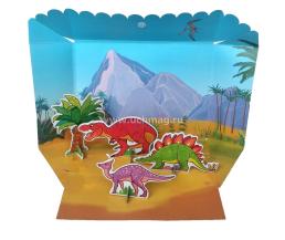 Настольная игра "Театр. Эра динозавров": в папке с липучкой (7 вырубных картонных фигурок на подставке) — интернет-магазин УчМаг