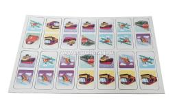 Настольная игра "Домино. Транспорт": в коробке (28 карточек) — интернет-магазин УчМаг