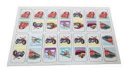 Настольная игра "Домино. Транспорт": в коробке (28 карточек) — интернет-магазин УчМаг