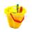 Игровой песочный набор (ведро, лопатка, грабли, формочки, лейка) — интернет-магазин УчМаг