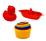 Игровой песочный набор (ведро, лопатка, грабли, формочки, пирамидка, уточка, кораблик, тарелка, скакалка) — интернет-магазин УчМаг