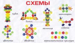 Логический конструктор "Ромашка": 80 деталей + схемы — интернет-магазин УчМаг
