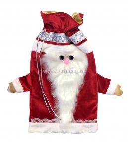 Мешок для подарков "Дед Мороз" (красный): размер 18х32 см — интернет-магазин УчМаг