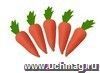 Набор мягконабивных игрушек для счета "Морковь": 5 штук в комплекте