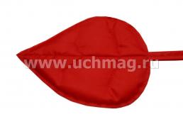 Лист березы (мягконабивной): 2 штуки, цвет красный — интернет-магазин УчМаг