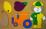 "Сад и огород": игра развивающая для детей старше 3-х лет из ковролина (игровое поле, фигурки) + книги с заданиями "Мир фруктов" и "Мир овощей" — интернет-магазин УчМаг