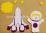 "Космос": игра развивающая для детей старше 3-х лет из ковролина (игровое поле, фигурки) + раскраска "Загадочный космос" — интернет-магазин УчМаг