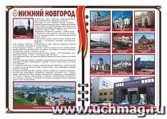 Плакат "Нижний Новгород - административный центр Приволжского федерального округа": Формат А3