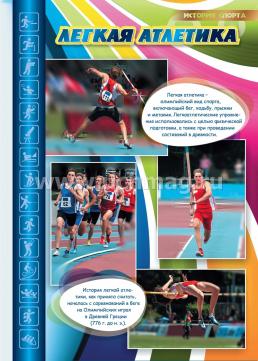 Комплект плакатов "История спорта": 16 плакатов с методическим сопровождением (Формат А3) — интернет-магазин УчМаг