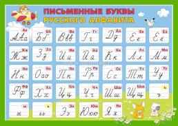 Комплект плакатов "Русский язык. Обучение грамоте": 4 плаката (Формат А2) — интернет-магазин УчМаг