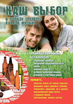 Комплект плакатов "Профилактика алкоголизма": 4 плаката формата А3 с методическим сопровождением — интернет-магазин УчМаг