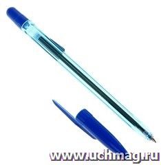 Ручка шариковая, синяя — интернет-магазин УчМаг