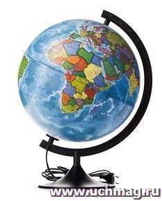 Глобус Земли "Классик", политический, с подсветкой, 320 мм — интернет-магазин УчМаг