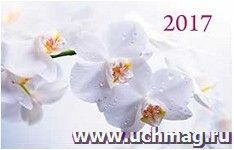 Календарь карманный  "Белая орхидея" 2017 — интернет-магазин УчМаг