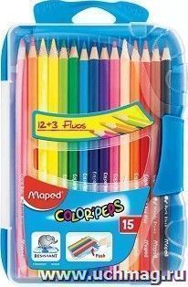 Карандаши цветные "Color Peps", 15 цв. — интернет-магазин УчМаг