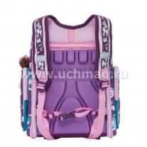 Рюкзак школьный "Grizzly", бирюзово-фиолетовый — интернет-магазин УчМаг