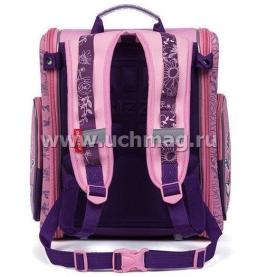 Рюкзак школьный "Grizzly", фиолетово-розовый — интернет-магазин УчМаг